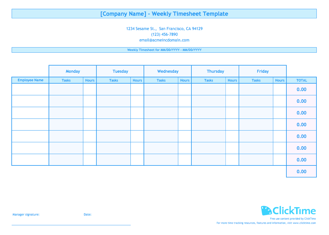 Timesheets Template – Colona.rsd7 In Excel Timesheet Template With Formulas