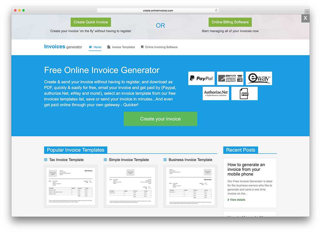 Top 12 Free Invoice Tools For Small Businesses And Inside Free Invoice Template For Android