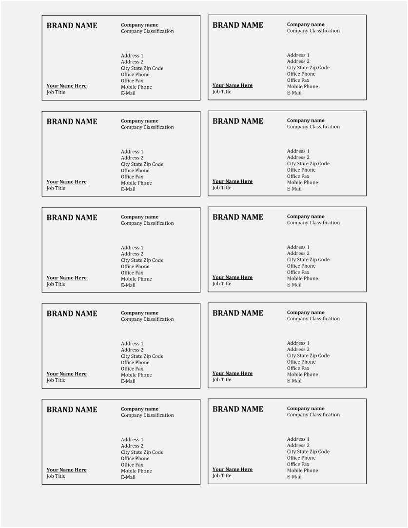 Top Rated Collection Business Card Layout Most Helpful Intended For Front And Back Business Card Template Word