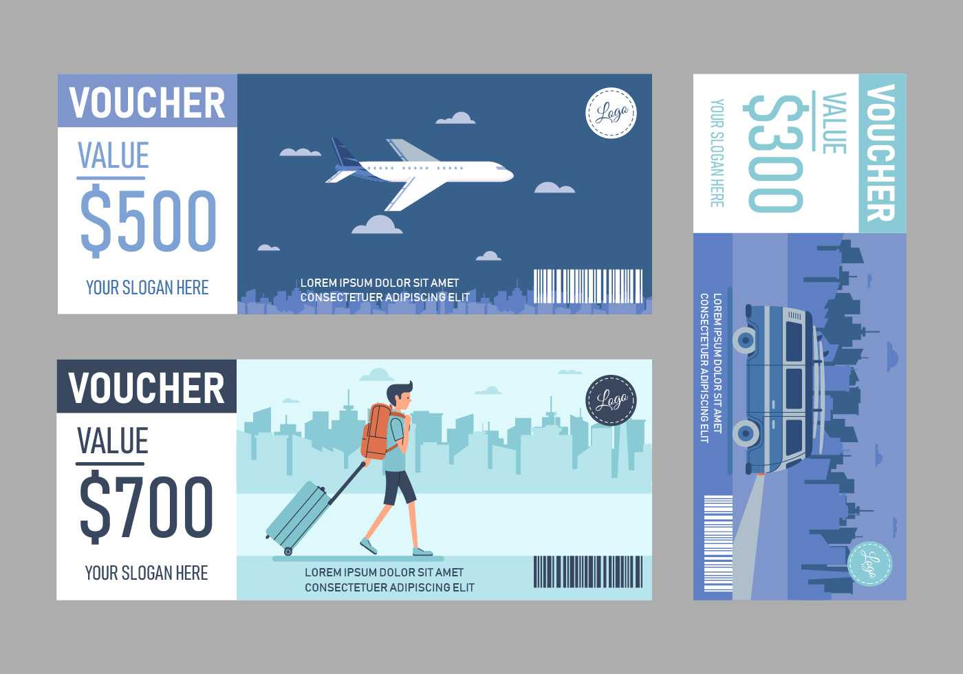 Travel Voucher Free Vector Art – (33 Free Downloads) With Free Travel Gift Certificate Template