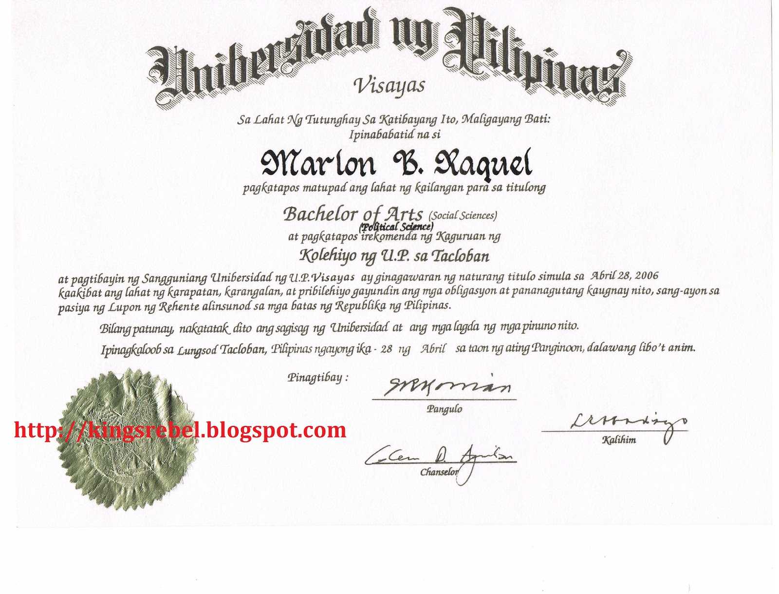 University Graduation Certificate Template ] – 10 Template Regarding College Graduation Certificate Template