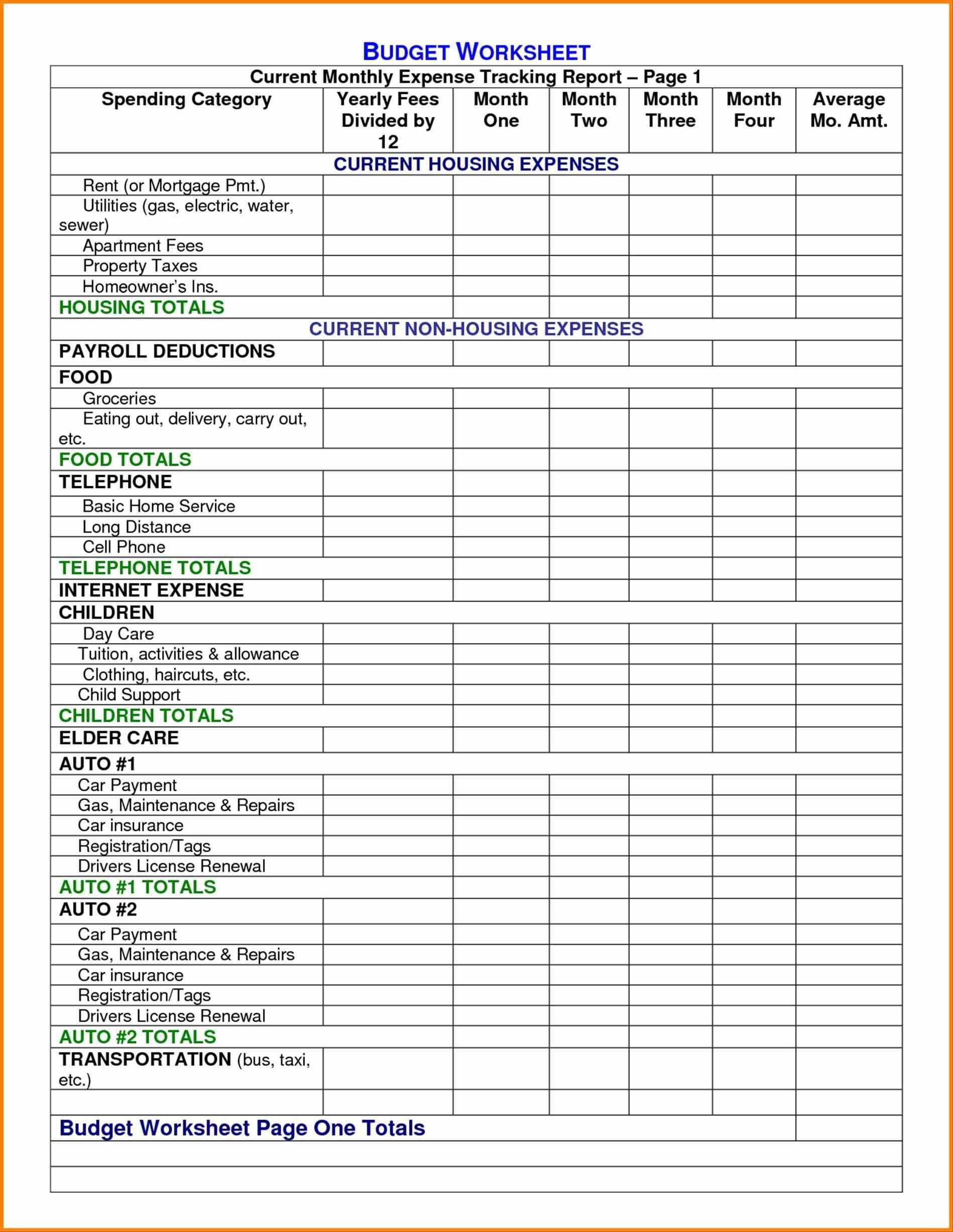 Vacation Expense Spreadsheet Template Family Budget Small Within Free Excel Spreadsheet Templates For Small Business