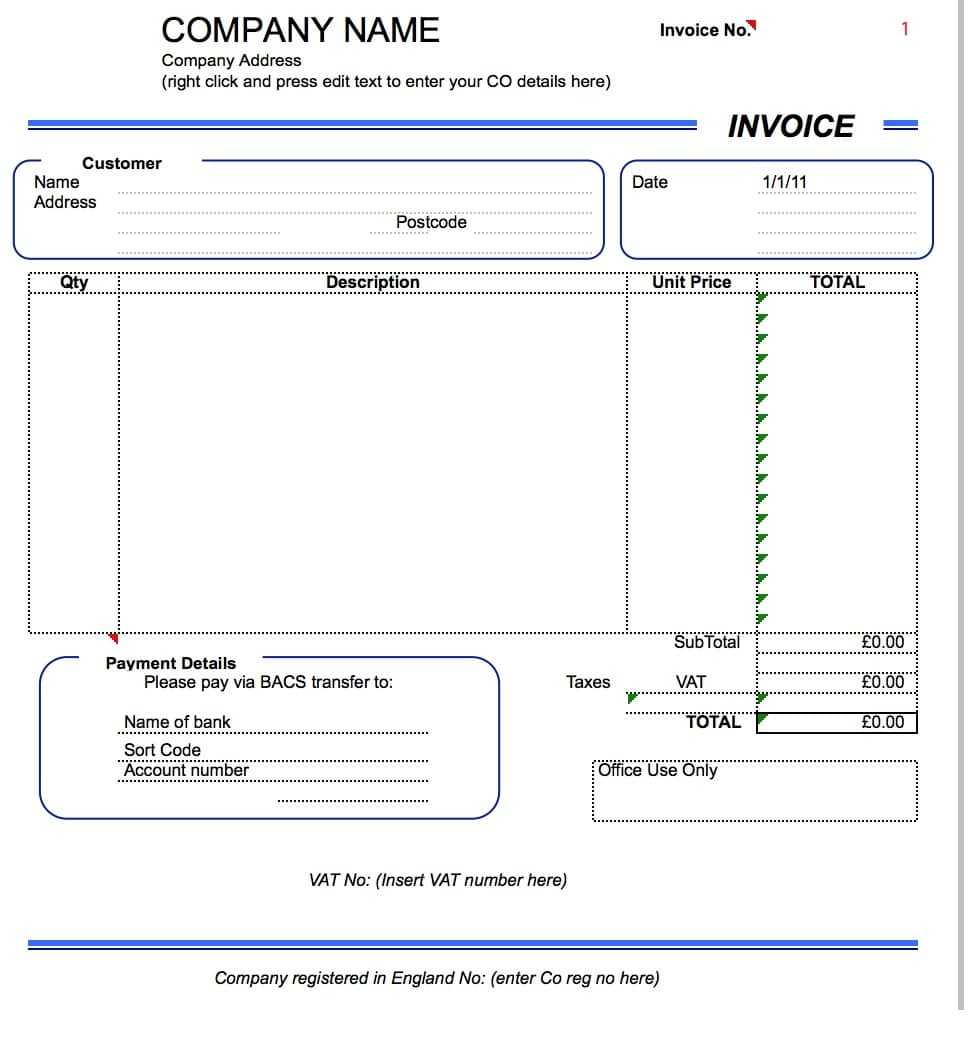 Vat Invoice Template – Tunu.redmini.co With Regard To Cis Invoice Template Subcontractor