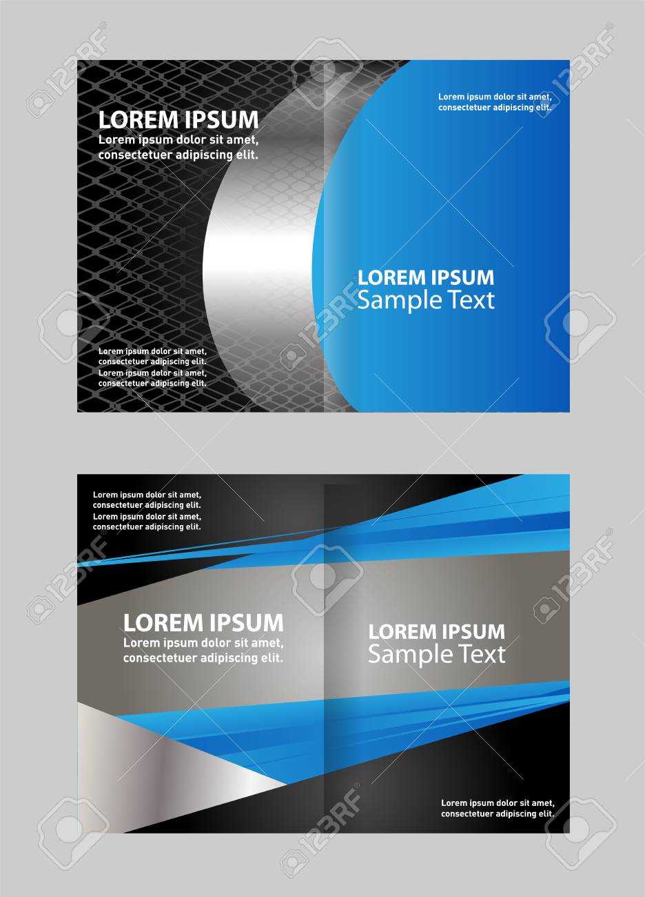 Vector Brochure, Flyer, Magazine Cover & Poster Template. Two.. In Flyer Template Pages