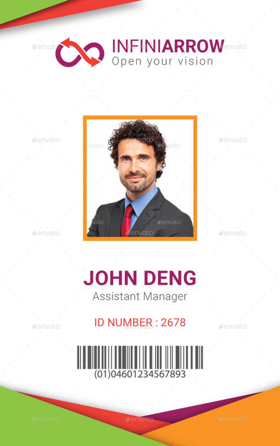 Vertical Id Card Template – Colona.rsd7 With Employee Card Template Word