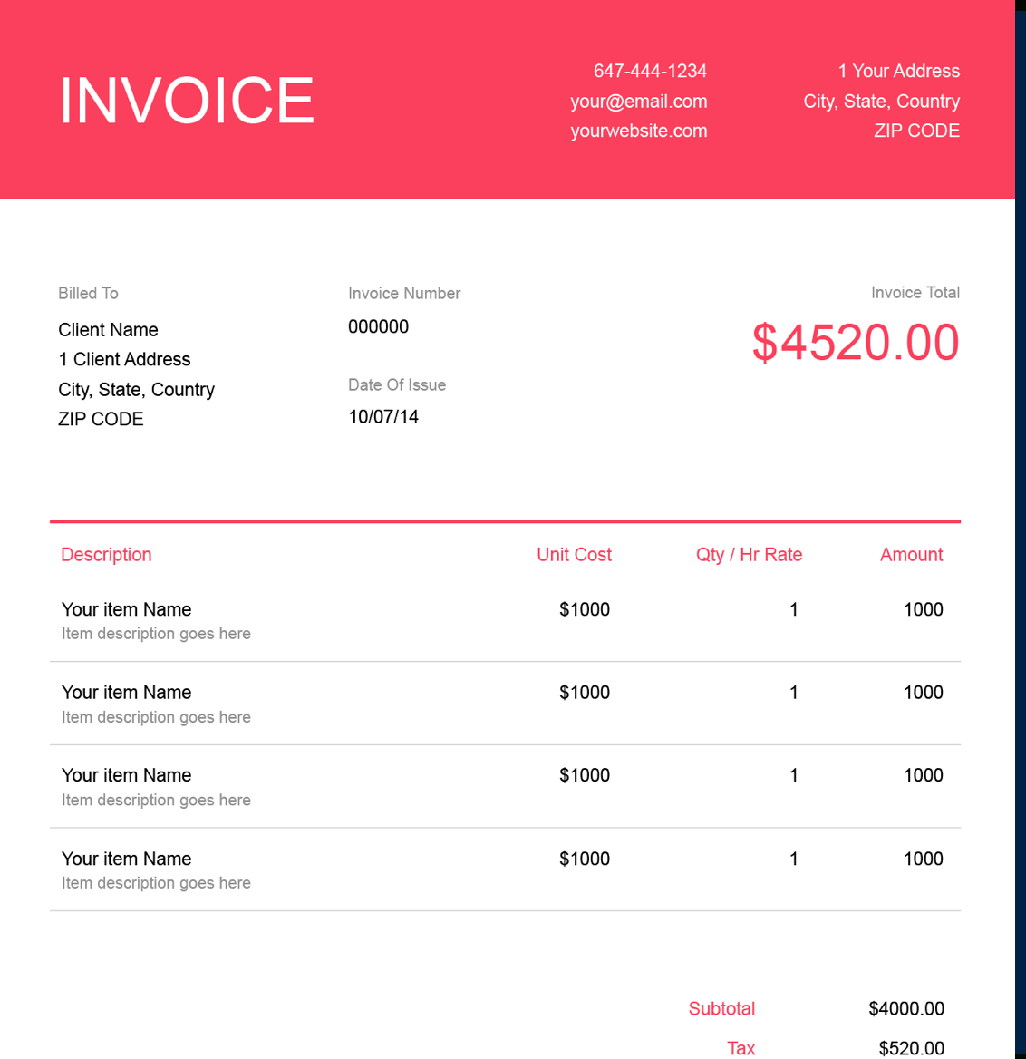 Videography Invoice Template | Free Download | Send In Minutes Regarding Film Invoice Template