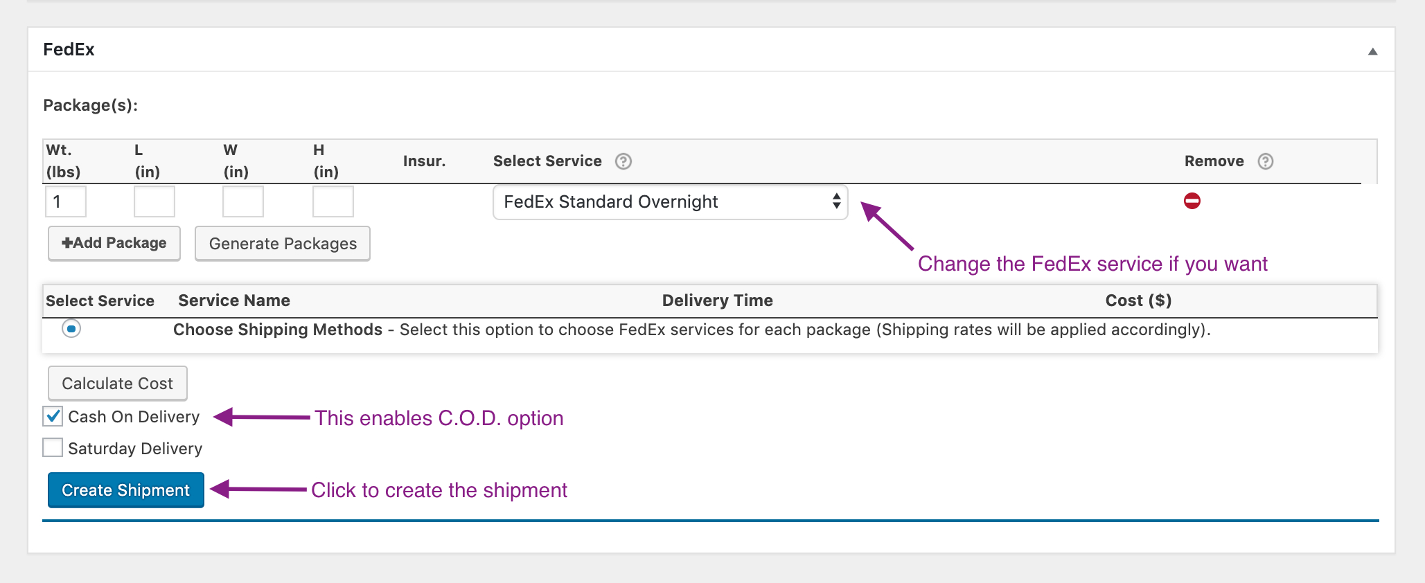 Woocommerce Fedex Shipment Tracking And Scheduling Pickups With Fedex Label Template Word